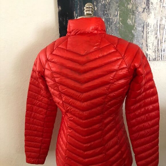 Mountain Hardwear MetaTherm EXS Down Jacket Orange $325 NEW - Picture 2 of 11